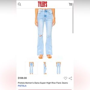 Pistola light wash jeans
